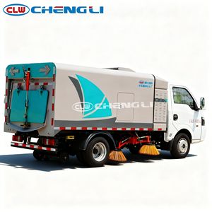 รถกวาดถนนไฟฟ้า Dongfeng Huashen รุ่น Clw 4x2 พลังงานใหม่ สำหรับกวาดถนนในเมือง สวนสาธารณะ และพื้นที่ชุมชน - Product Image 4