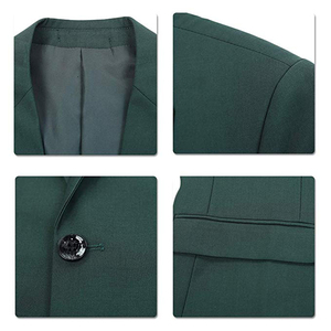 2019 Meilleur Populaire Élégant Vert Armée hommes Costumes Garçons D'honneur 2 pièces Costumes pour Hommes - Product Image 5