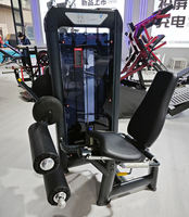 Machine commerciale de curl de jambe assise-Poids de pile de 95kg et peinture électrostatique à 3 couches-Équipement de musculation