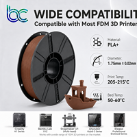Filament d'imprimante 3D PLA+ 1,75 mm de diamètre, température d'impression 205-215°C, résistance 8,0 KJ/m, moulage facile, impression fluide, faible coût