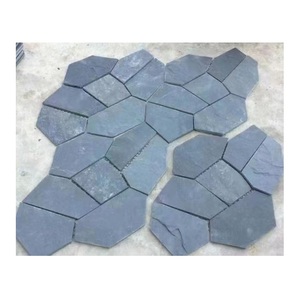 Hiện đại Than tự nhiên đá đen đá hình dạng bất thường điên lát gạch sàn cho khách sạn flagstone Patio cảnh quan - Product Image 3
