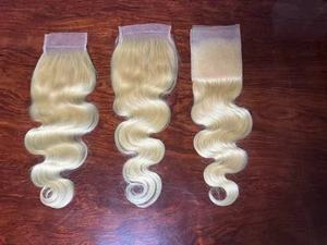 Extensiones de Cabello Humano Remy Liso Sin Procesar, Color Rubio, para Mujer - Product Image 5