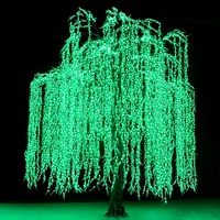 Vente Flash Usine : Guirlande Lumineuse LED 16 pieds à Feuilles Vertes Artificielles, Étanche IP65, pour Décoration Extérieure de Noël, Jardin, Mariage et Rue
