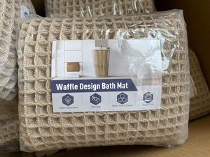 Tapis de sol de salle de bain antidérapant en polyester gaufré absorbant avec adhésif thermofusible <span class=keywords><strong>FIGOO</strong></span> - Product Image 6