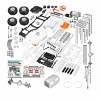 RC HG P407A KIT chenille 1/10 2.4G 4WD RC voiture pour métal 4X4 pick-up démonté sans Servo batterie ESC émetteur