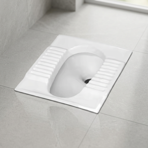 WC indien à la turque en céramique et porcelaine, sanitaires, prix abordable, différentes tailles disponibles - Product Image 1