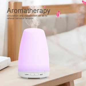 Urpower 100ml Ultraschall Aroma ätherisches Öl Diffusor mit 7 Farben <span class=keywords><strong>LED</strong></span>-Leuchten US Plug Luftbe feuchter für den Haushalt - Product Image 5