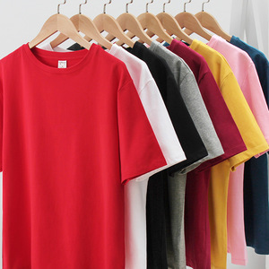 T-shirts décontractés pour femmes, col rond, coupe ample, impression personnalisée, 95% coton, 5% élasthanne, t-shirts unis et simples - Product Image 6