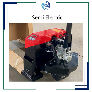 Novo caminhão de pálete semi-elétrico durável com sistema de frenagem manual + elétrico 1:56 - Product Image 3