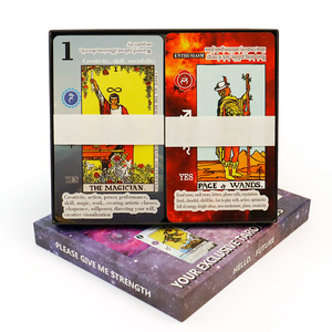Boîte personnalisée avec couvercle et base pour jeu de cartes de tarot et guide - Vente en gros - Product Image 3