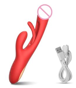 Leistungsstarker Flatternder <span class=keywords><strong>Vibrator</strong></span> in Hasenform 10 Frequenzen 100% Wasserdicht Medizinisches Silikon für G-Punkt Weibliche <span class=keywords><strong>Masturbation</strong></span> Paare - Product Image 1