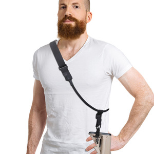 สายสะพายไหล่แบบยุทธวิธี ไนลอน ปรับได้ ปลดเร็ว สำหรับสายสะพายปืน อุปกรณ์เอาตัวรอด สีดำ สีกากี - Product Image 3