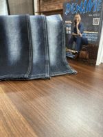 Tissu denim sergé extensible teint en fil Lizhi Factory Wholesale 62% coton 32,5% polyester 1,5% élasthanne pour garçons et filles