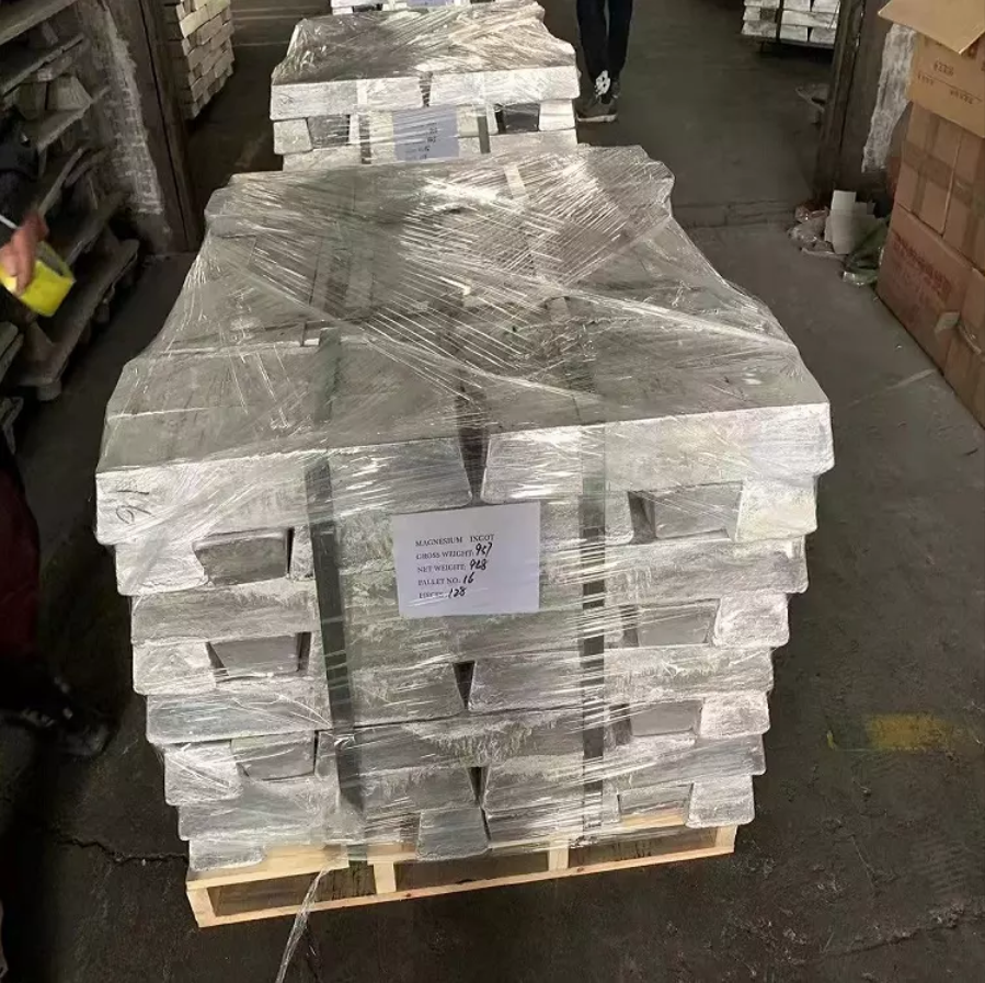 99.95% Magnesium Ingot For Alloy Production Steel 99.95% Magnesium Ingot For Alloy Production Steel