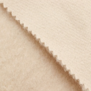 Nhà Máy Tại Chỗ 400gsm 100% <span class=keywords><strong>Polyester</strong></span> Mùa Đông Hai Mặt Len Vải Thời Trang Áo Giản Dị Dày Tinh Khiết Len Vải - Product Image 4