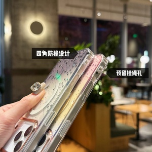 Funda Magnética Brillante a Prueba de Golpes para iPhone 17 Pro Max, Air 16, 15, 14, Transparente, Funda con Electrochapado IMD para iPhone 17 - Product Image 4