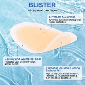 Gel hydrocolloïde Blister Coussins Corps Patchs pour Bouche Nasale Pied Talon Blister Plâtre Pad - Product Image 5