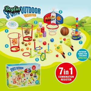 Vòng tròn ném thể thao ngoài trời cho trẻ em 7 trong 1 và các đồ chơi thể thao khác - Product Image 3