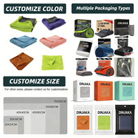 CX006 30x40CM 240GSM Chiffon de nettoyage multi-usages en microfibre haute densité personnalisable 2.4x plus absorbant pour voiture et maison