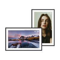 Pro Frameo bingkai foto Digital 15.6 ", bingkai foto Digital Wifi layar sentuh IPS dapat dipasang di dinding berbagi foto video Frameo Cloud