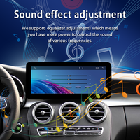 Lecteur multimédia vidéo Android pour voiture 10,25/12,3 pouces, GPS DSP pour Mercedes-Benz Classe C W205, écran CarPlay sans fil