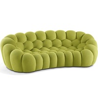 Großes Modulares Ecksofa Nordisches Modernes Bogenförmiges Schlafsofa Wolken-Couch-Set für Villa und Apartment Luxusausführung