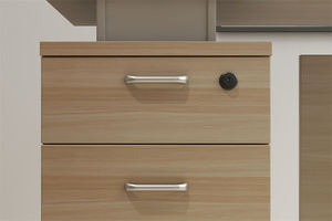 Sản xuất văn phòng desking công nghệ công ty bàn làm việc với baffles1200 * 600*750 mét nhân viên bàn Modular văn phòng máy trạm - Product Image 5