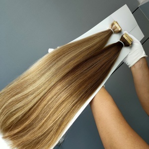 โรงงานดราก้อนบิวตี้ เส้นผมแท้ 100% เรมี่ ต่อผมแบบเทป ไร้รอยต่อ สีบลอนด์ - Product Image 2