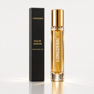 Atomizador de perfume portátil recargable personalizado, botella de vidrio redonda mini vacía de 10ml 15ml 20ml con caja de papel - Product Image 1