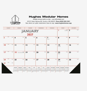Calendriers de bureau personnalisés avec logo imprimé et coins en vinyle – Édition 2026 – Cadeau promotionnel mensuel – Vente en gros pour entreprises - Product Image 3
