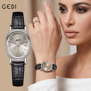 นาฬิกาผู้หญิงทรงวงรีสุดหรูสไตล์มินิมอลที่มีความสวยงามสูง - Product Image 1