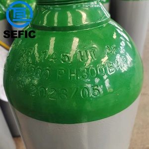 <span class=keywords><strong>Gas</strong></span> misto Argon Co2 ad alta pressione industriale 20l Eniso9809-1 5.4mm 27.2kg 203mm Argon <span class=keywords><strong>Gas</strong></span> bombola prezzo - Product Image 5