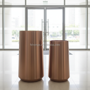Décoration d'hôtel de luxe, support à fleurs en or, <span class=keywords><strong>vase</strong></span> à fleurs en acier inoxydable / <span class=keywords><strong>grand</strong></span> pot de <span class=keywords><strong>plante</strong></span> <span class=keywords><strong>pour</strong></span> l'<span class=keywords><strong>intérieur</strong></span> - Product Image 3