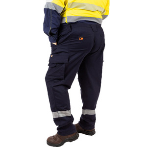 Pantalones de seis bolsillos de seguridad OEM de alta visibilidad para ingenieros y uniformes de trabajo Ropa de trabajo industrial de etiqueta privada para hombres - Product Image 2