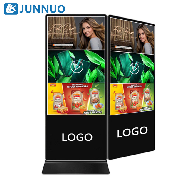 50 Inch Double-Sided Touch Advertising Screen Kiosk LCD Floor Stand Digital Signage and Display for Shopping Center