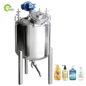 Zxsmart Shampoo Making Machine Chemicaliën Verwerking Afwassen Verwarming Mengtank Vloeibare Zeep Wasmiddel Mengmachine