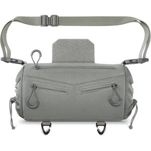 CVLIFE Hand Warmer Pouch Grey Polyester With Hook And Loop For Skiing Fishing Football <b>Camping</b> <b>Hiking</b> - Product Image 1