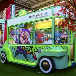 Customized Factory Price Food Truck Trailer Luxury Food Selling Cart Fast Food Car Dining Car - Product Image 3