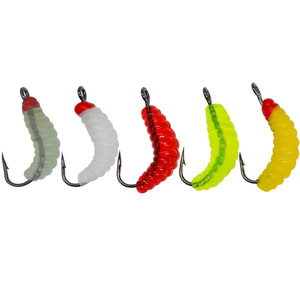 Maden haken Brotwurm Bionic Bait Lure Kunststoff Soft Bait mit Angelhaken zum Bassa ngeln - Product Image 1