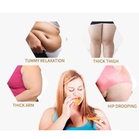 Crème Amincissante Corporelle Bio à l'Huile de Coco et aux Herbes, Sans Sulfate, Hydratante, Anti-Cellulite, Raffermissante, Détoxifiante, Brûle-Graisse
