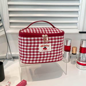 Nouvelle trousse de maquillage portable pour femme, écologique, légère, avec fermeture éclair, multifonctionnelle, à porter à la main - Product Image 2