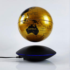 Globe terrestre magnétique à lévitation imprimé en 3D avec lumière LED, alimentation par prise secteur, source éducative - Product Image 2