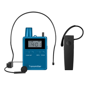 Hệ thống hướng dẫn du lịch không dây 2.4G móc tai loại một chiều 50 kênh đồng bộ hóa một phím chống tần số chéo cho hướng dẫn viên du lịch - Product Image 5
