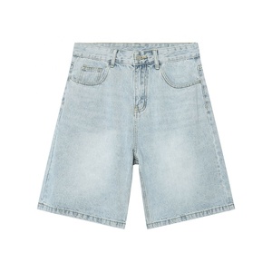 Pantalones Cortos Vaqueros Holgados <span class=keywords><strong>de</strong></span> Verano para <span class=keywords><strong>Hombre</strong></span>, Estilo Arcoíris, Novedad al por Mayor, Vintage, Bajo MOQ, Casuales, Lavados - Product Image 1
