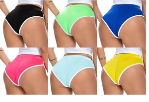 Vêtements athlétiques de motard taille haute pour femmes, gros, personnalisés, grande taille, Nylon Spandex, coton, noir, <span class=keywords><strong>blanc</strong></span>, pour filles, vente en gros - Product Image 2