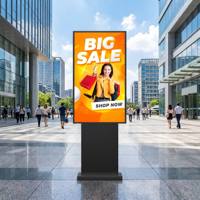 AIYOS - Señalización Digital para Exteriores y Pantalla IP65 Resistente al Agua, LCD de Alto Brillo de 2500-4500 Nits, Quiosco Publicitario DOOH OEM