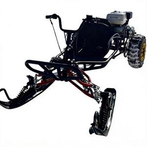 Kart de course hivernal Snowfield Steel Go Kart avec une vitesse maximale de 35 km/h et une capacité de 150 kg pour les stations de ski professionnelles et les pistes de glace - Product Image 5