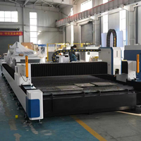 Vente directe usine Grande machine de découpe laser à fibre 1500W-50000W sur rail au sol pour découpe de métal, refroidissement par eau, Cypcut 3 axes, Compétitive