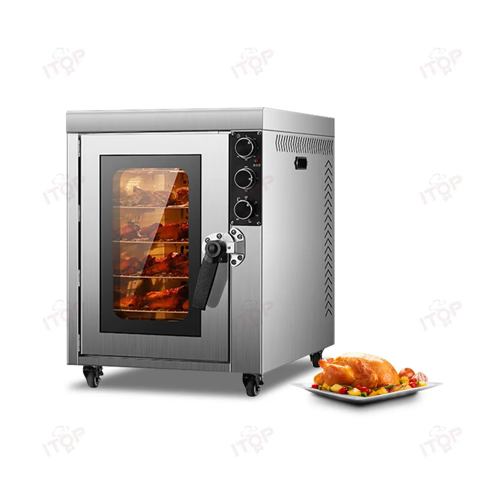 Electric Commercial Stainless Steel Rotisserie/rotary Chicken Oven/chicken Roasting Machine