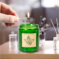 Premium Sojawachs Duftkerze Minimalistisches Glasgefäß Aromatherapie-Kerze für Wohnzimmer Schlafzimmer Heimdekoration Großhandel